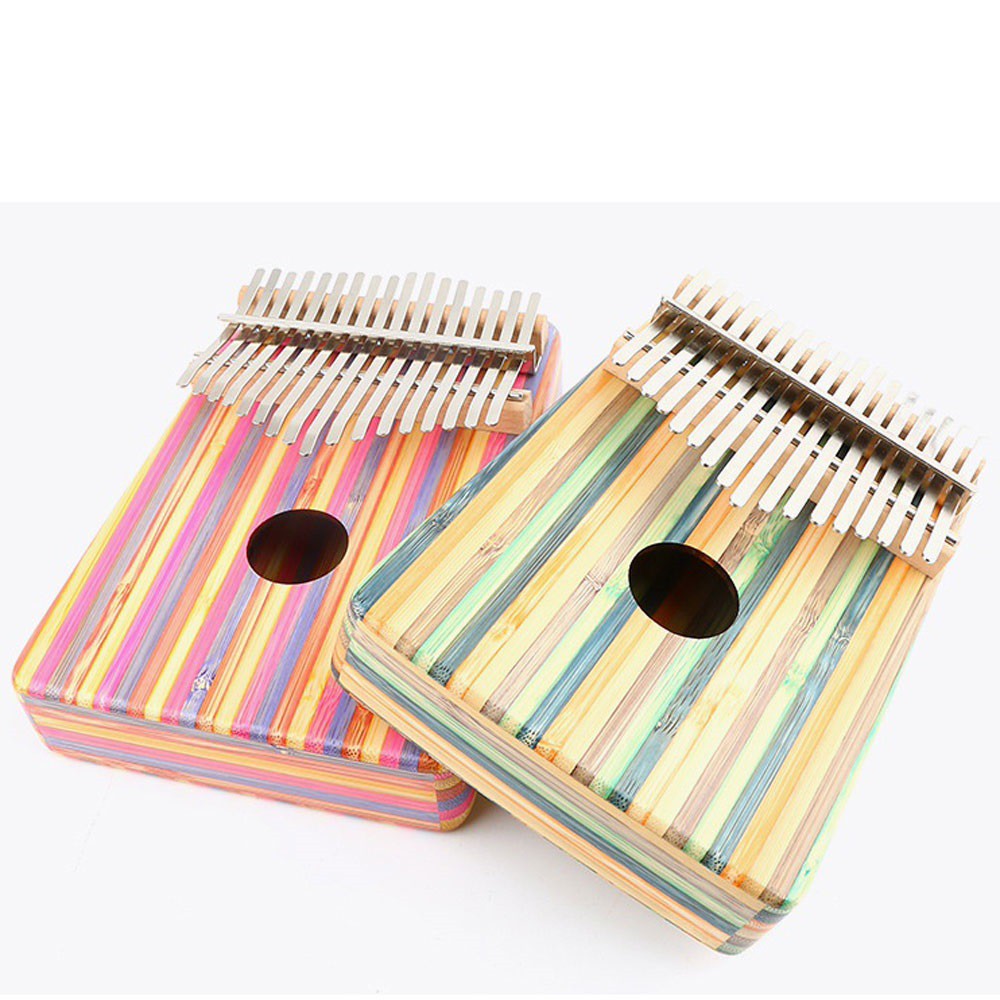 Đàn Kalimba 17 phím Yael Clover Xà Cừ Tặng Kèm Kèn Harmonica Và nhiều phụ kiện đi kèm khác - HÀNG CÓ SẴN