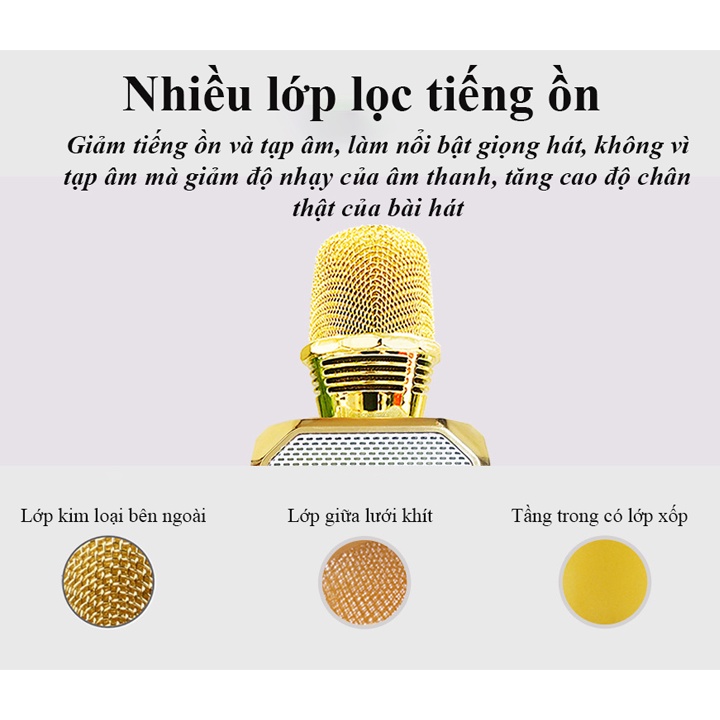 MICRO karaoke bluetooth SD 10 không dây có loa TUYỆT ĐỈNH SIÊU PHẨM - BH 6 tháng - CAM KẾT CHÍNH HÃNG
