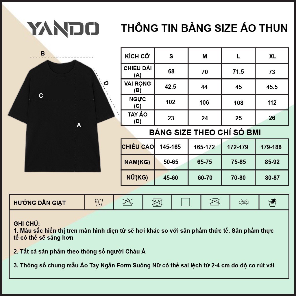 [Mã BMLTA50 giảm đến 50K đơn 99K] Áo Thun Tay Lỡ Nam Nữ Form Rộng YANDO OUTFITS Messenger AT203 Cotton 4 Chiều