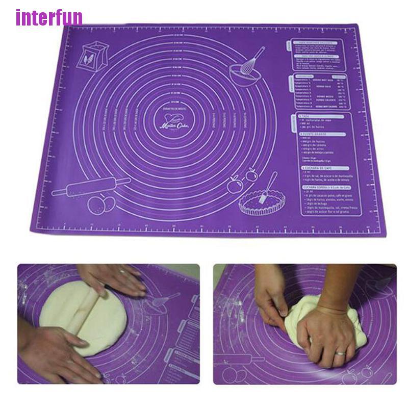 Thảm Nhào Bột Làm Bánh Bằng Silicone Chống Dính