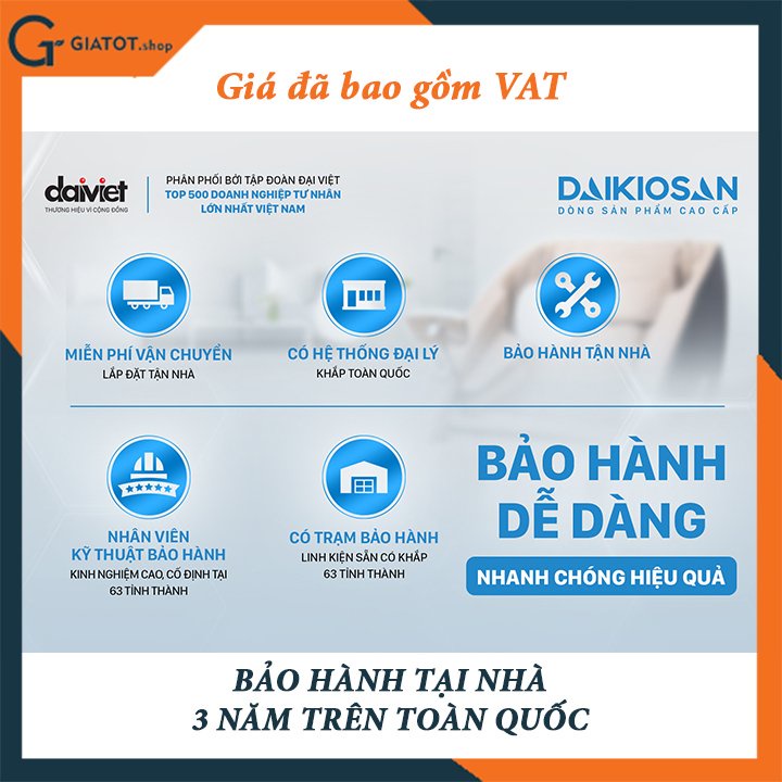 Ghế Massage cao cấp hàng chính hãng Daikiosan DKGM-00001