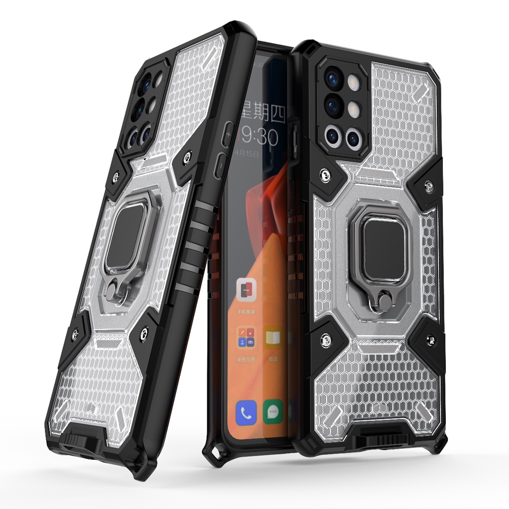 ỐP ONEPLUS 9R VÂN TỔ ONG IRING CHỐNG SỐC THỜI TRANG CAO CẤP