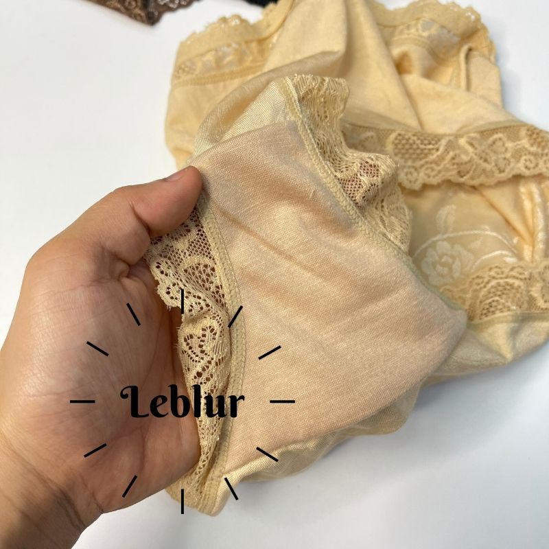 Quần lót viền ren cao cấp, chip chất lanh cực mát mẻ, nội y Sisterhood Thái Lan 786, Leblur
