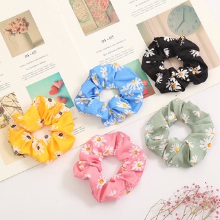 Scrunchies Dây Cột Tóc Hoa Cúc