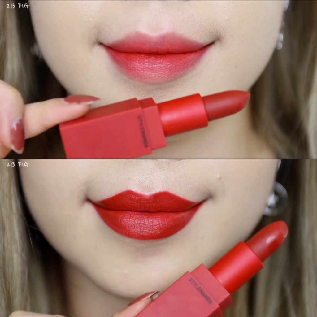 Son Lì 3CE Red Recipe Matte Lip Color #213 Fig - Màu Đỏ Hồng - Chính Hãng 100%