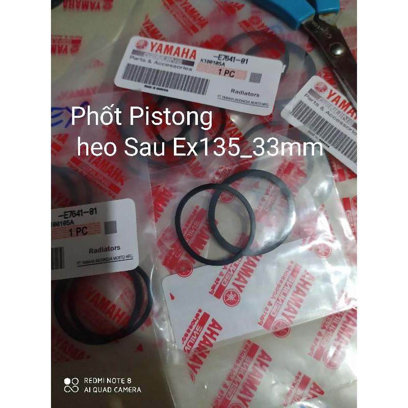 Cuppen_ Phốt Pistong heo dầu Trước Ex150_33mm (1 Pistong)