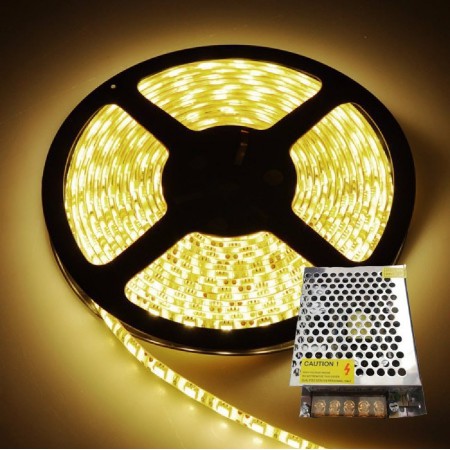 Trọn bộ LED dây 5050 bọc nhựa và nguồn tổ ong 12V 5A