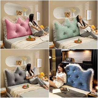 Gối đầu giường tựa lưng, nệm dài ngủ giường công chúa phụ kiện phòng ngủ ghế (Mã 06)
