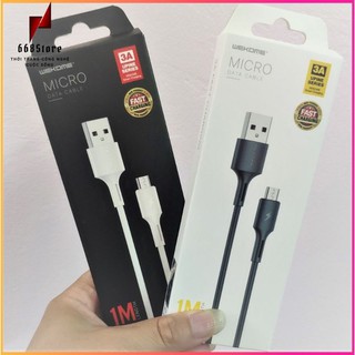 Cáp sạc nhanh 3A chính hãng WK WDC-136, cáp sạc siêu bền bảo hành 12 tháng