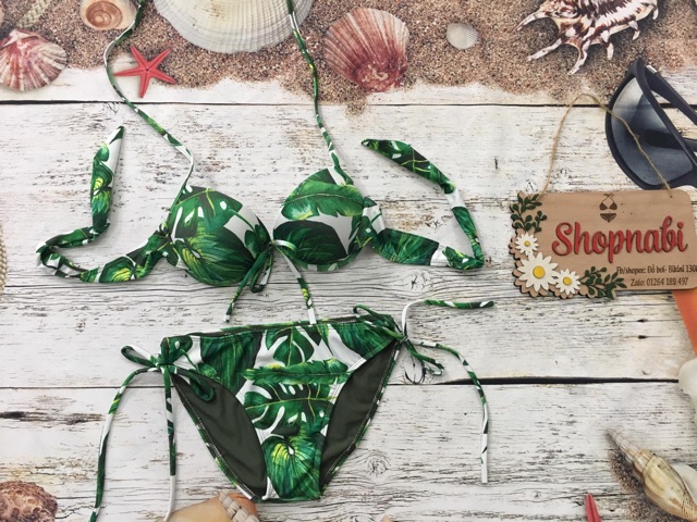 Đồ bơi bikini 2 mảnh khoe dáng hoa siêu đẹp | BigBuy360 - bigbuy360.vn