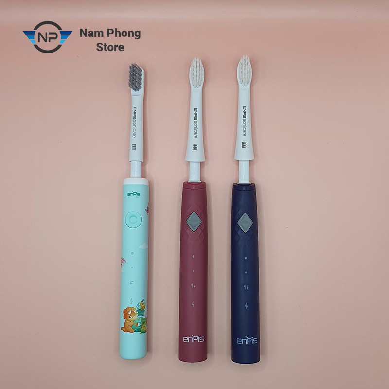 Đầu bàn chải điện SMART BASIC ENPIS chính hãng, lông mềm, chải sạch 10X, set 2 chiếc, công nghệ Nhật Bản