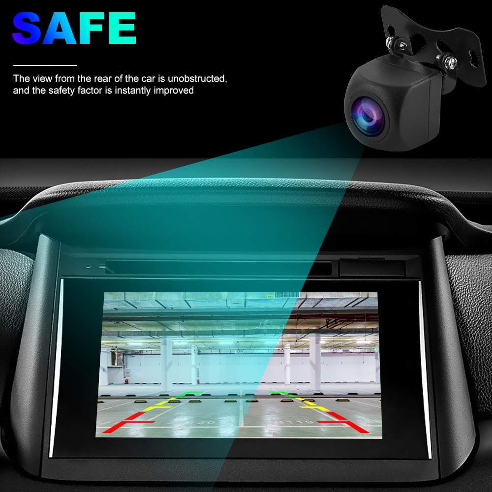 Camera Chiếu Hậu Tầm Nhìn Ban Đêm Góc Rộng Cho Android Radio