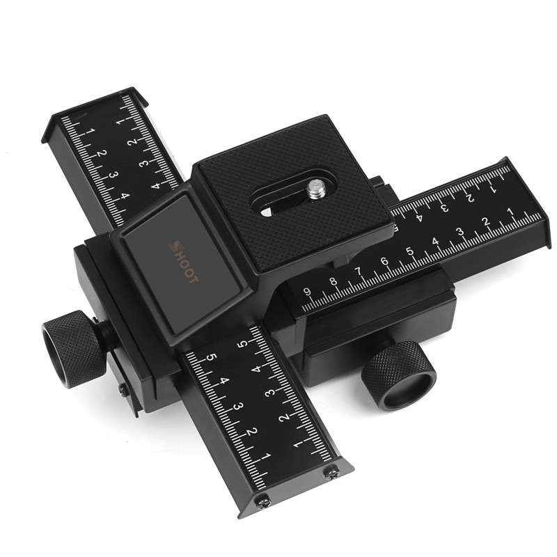 New Stock SHOOT 4-Way Macro Focusing Rail Slider/Close-Up Photography