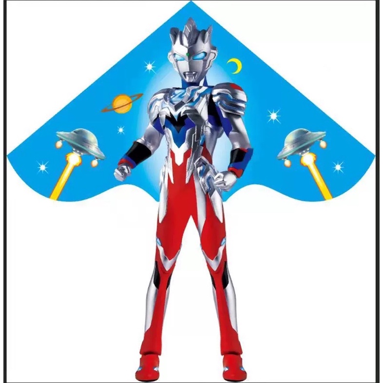 {2022} [MUA 1 ĐƯỢC 2] Diều Ultraman - TẶNG tay cầm thả diều 150 mét + Túi vải đựng (diều giá rẻ, diều thả, diều 3d)