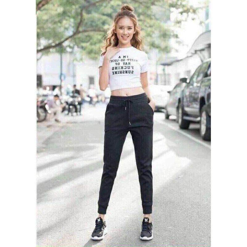 QUẦN TĂM JOGGER LEN TĂM BO GẤU. ành thật shop chụp