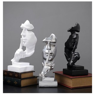 🔥SALE - SALE 🔥Tượng decor im lặng là vàng