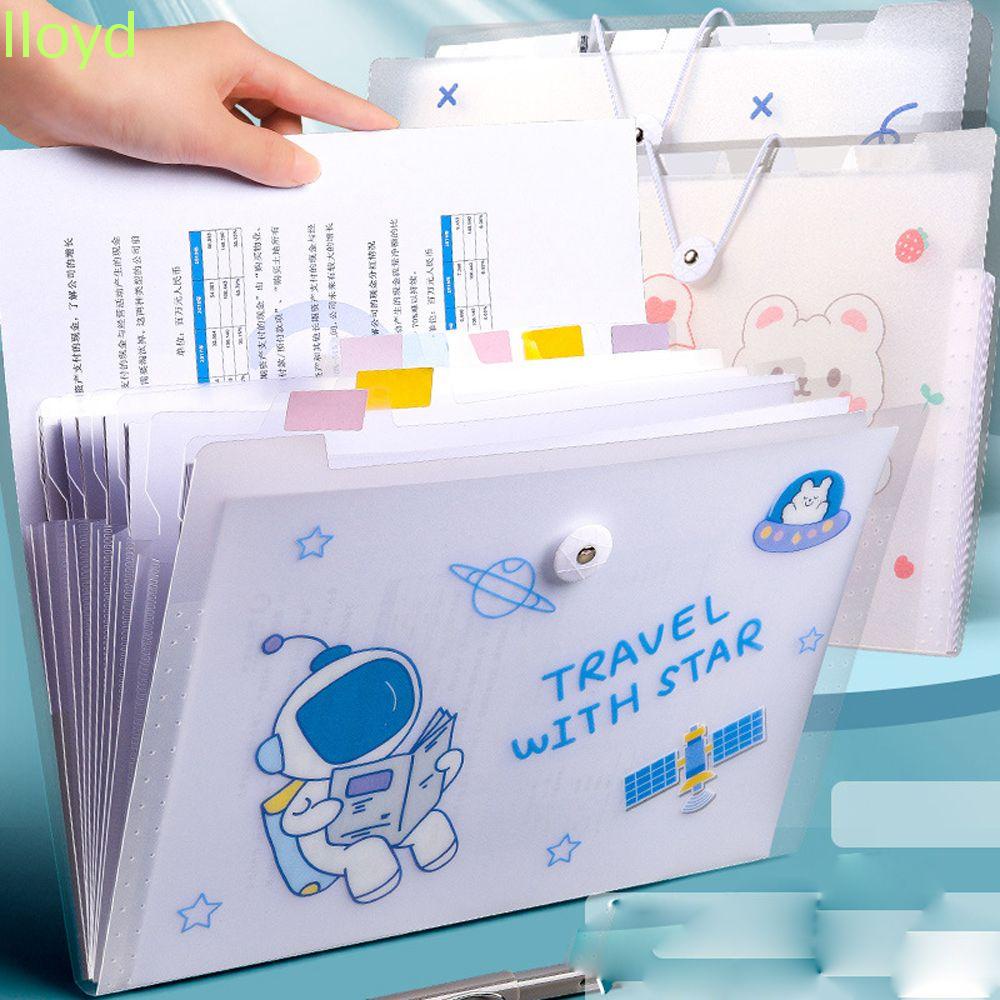 Túi nhựa PP trong suốt đựng tài liệu khổ A4 8/12 ngăn chống thấm nước