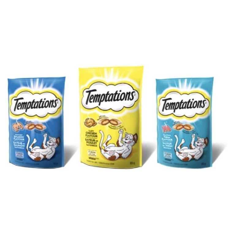 BÁNH THƯỞNG CHO MÈO Temptations 85g