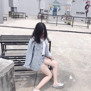 Áo khoác jean nữ cực chất