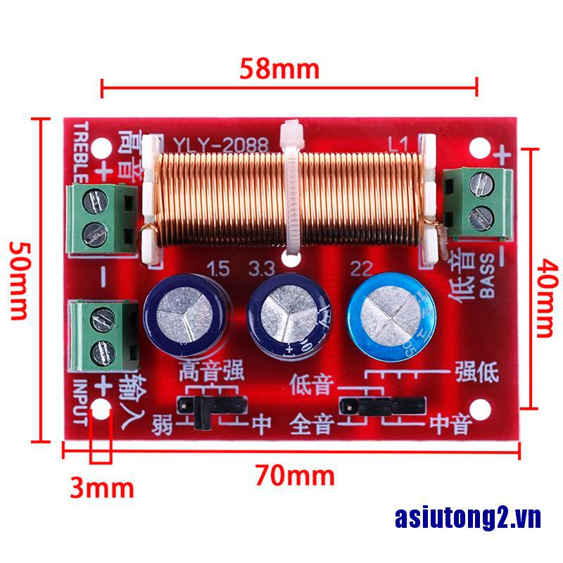 Bộ Chia Tần Số Âm Thanh 2 Chiều 400w Cho Loa < Asiu 2 Chiều