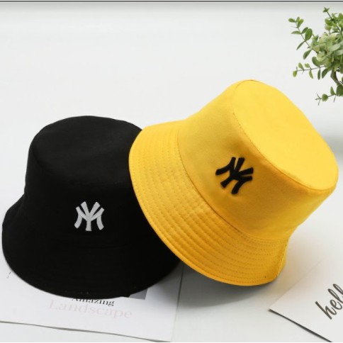 [XẢ KHO] - Nón bucket chữ NY tròn vành 2 Mặt nhiều màu phong cách Ulzzang Unisex Cả Nam Và Nữ 🈴 siêu HOT, hợp thời trang