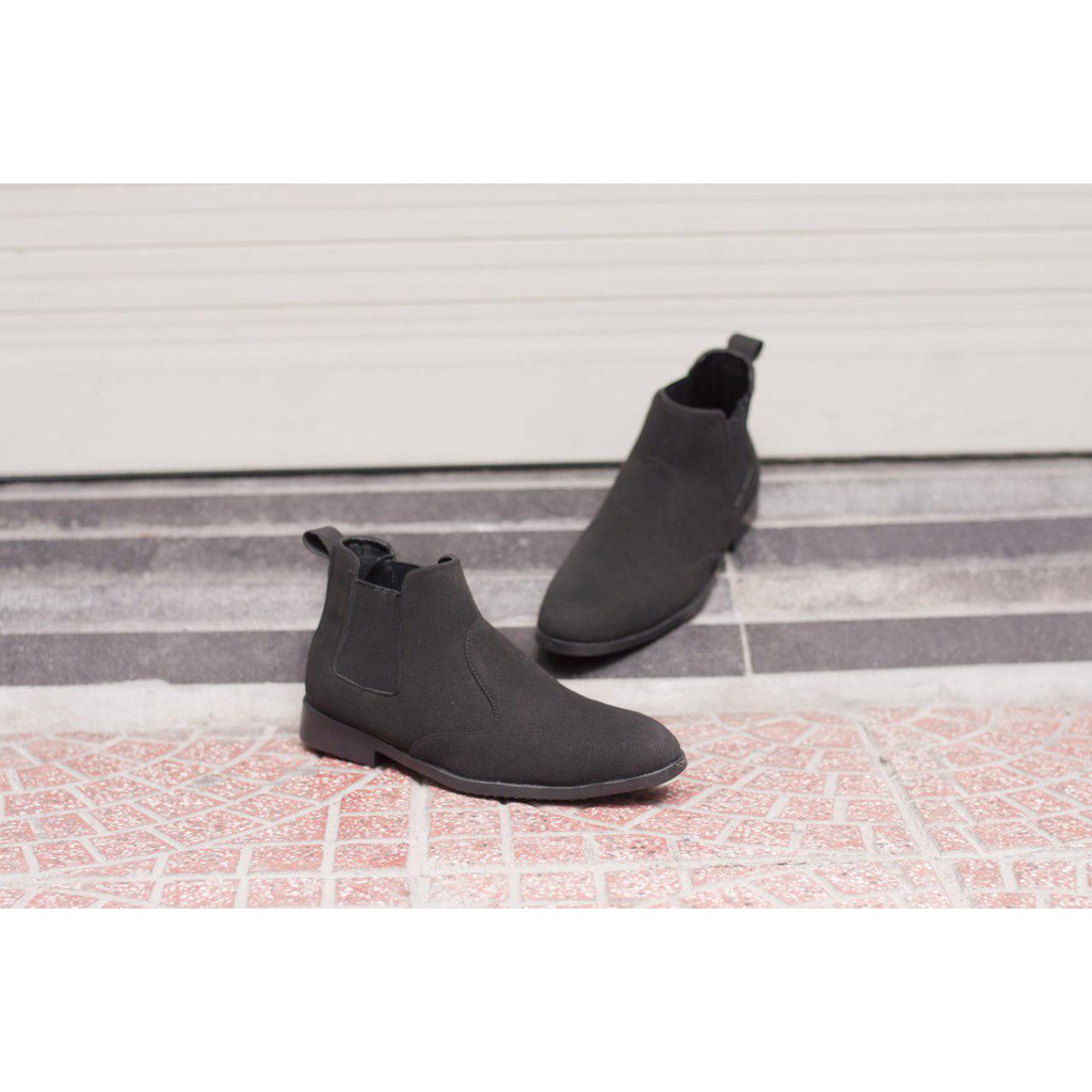 Giày Chelsea Boot Cổ Chun Tiện Lợi Da Búc Đen Và Đế Được Khâu Chắc Chắn - CB520-bucdenkhoa ( L ) | BigBuy360 - bigbuy360.vn