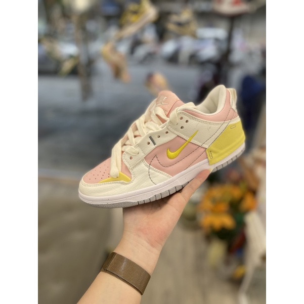 Giày Dunk Disrupt 2 Pink Oxford màu vàng hồng