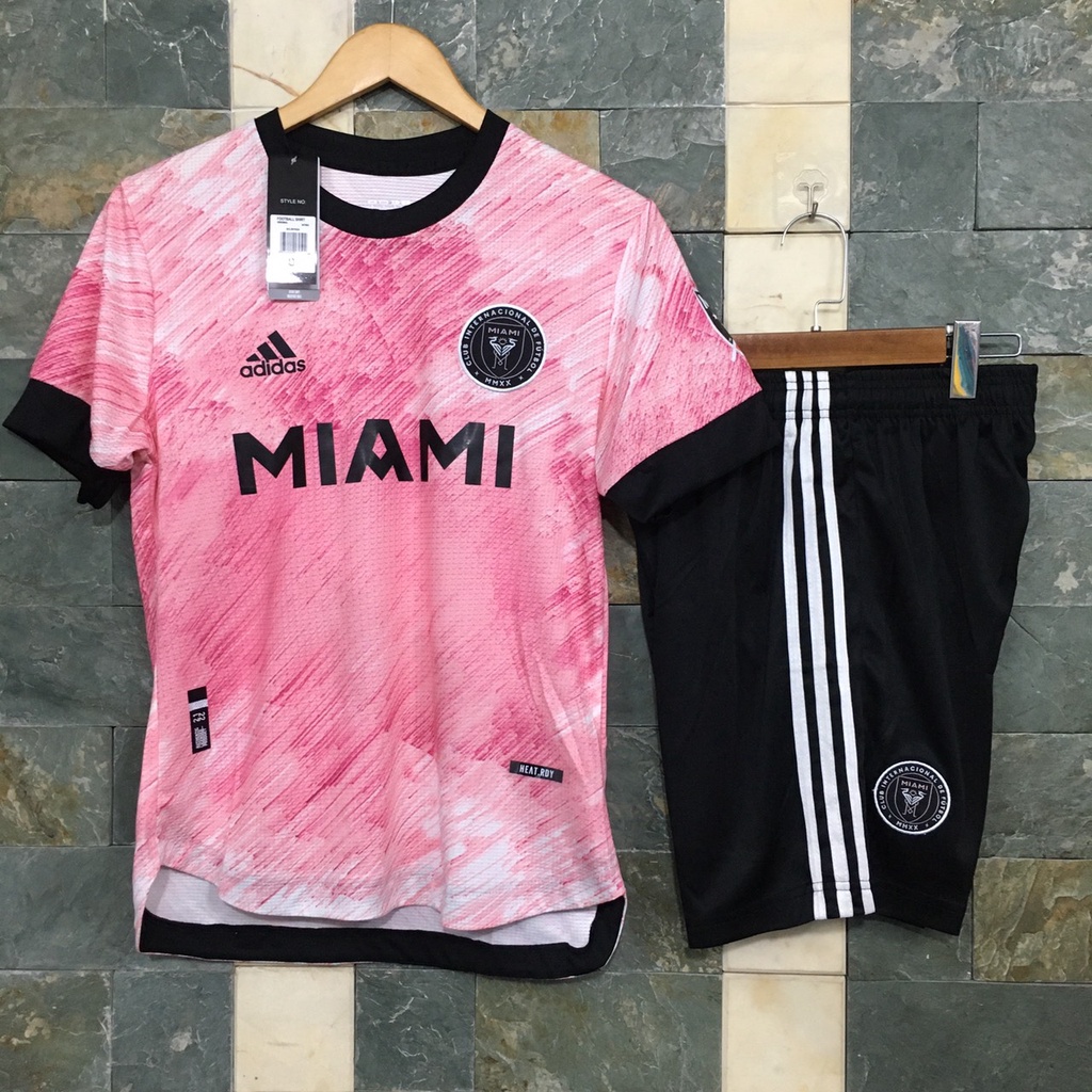 Bộ Quần áo đá banh CLB Miami hồng sân khách 2023 FLG fex thái cao cấp