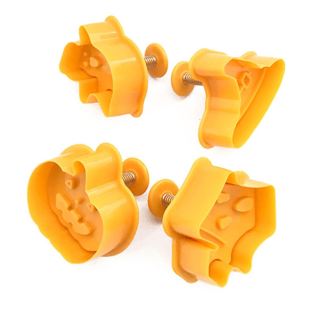 Set 8 Khuôn Nhấn Bánh Quy 3D Chủ Đề Halloween