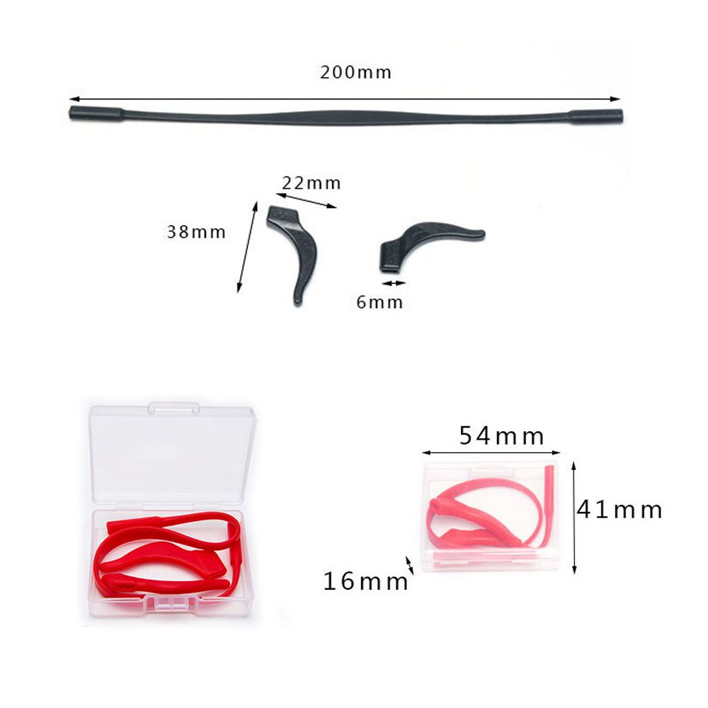 Đệm Silicone Gắn Càng Kính Chống Trượt Đeo Tai Tiện Dụng