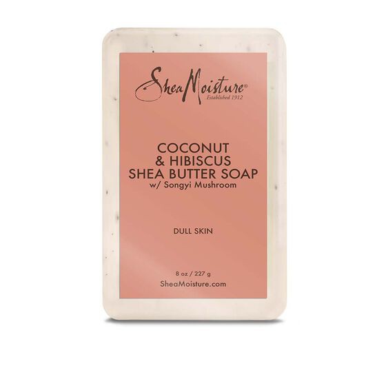 Xà phòng Shea Moisture dưỡng sáng da hibiscus and coconut 230g.