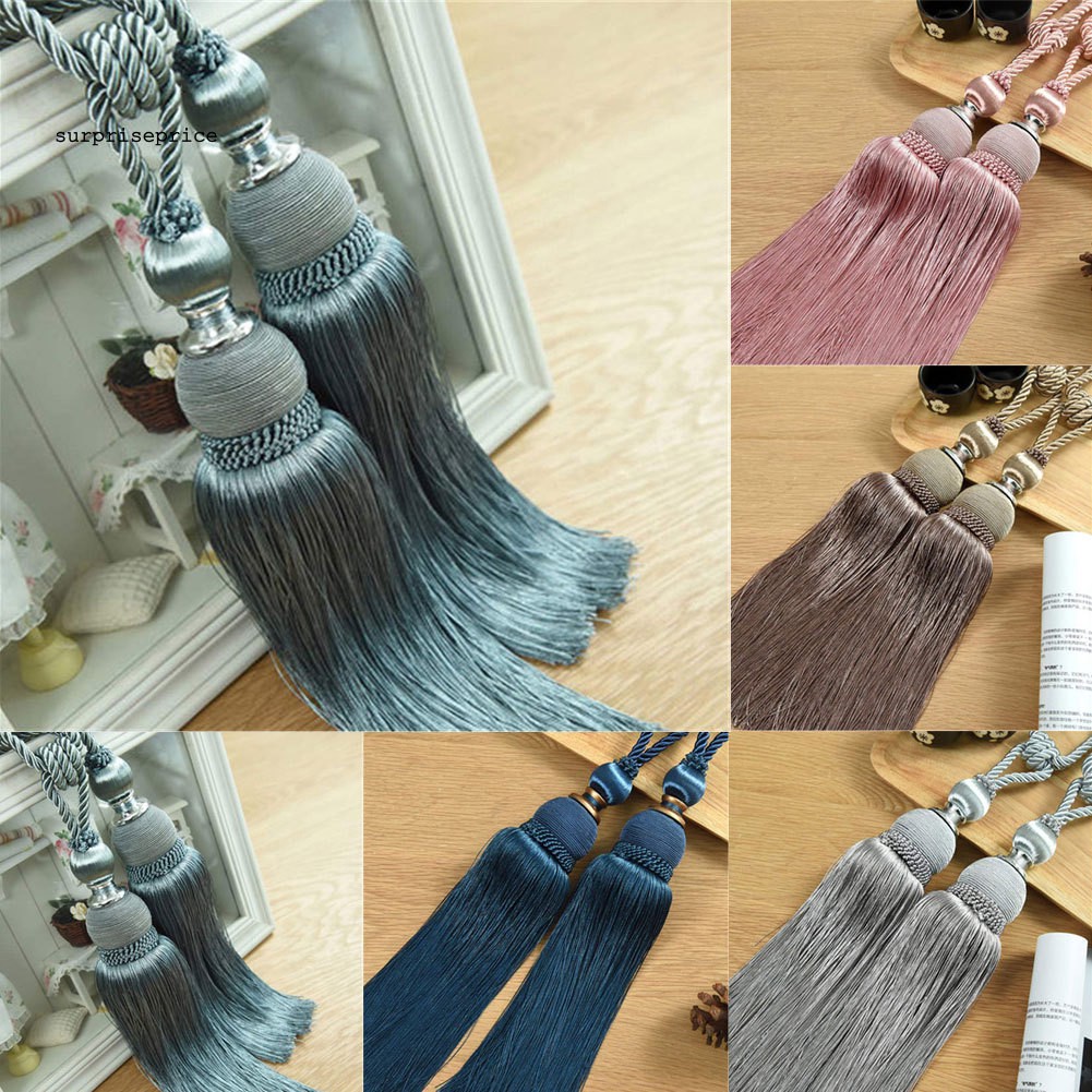 Bộ 2 Dây Cột Rèm Dạng Núm Tua Xinh Xắn