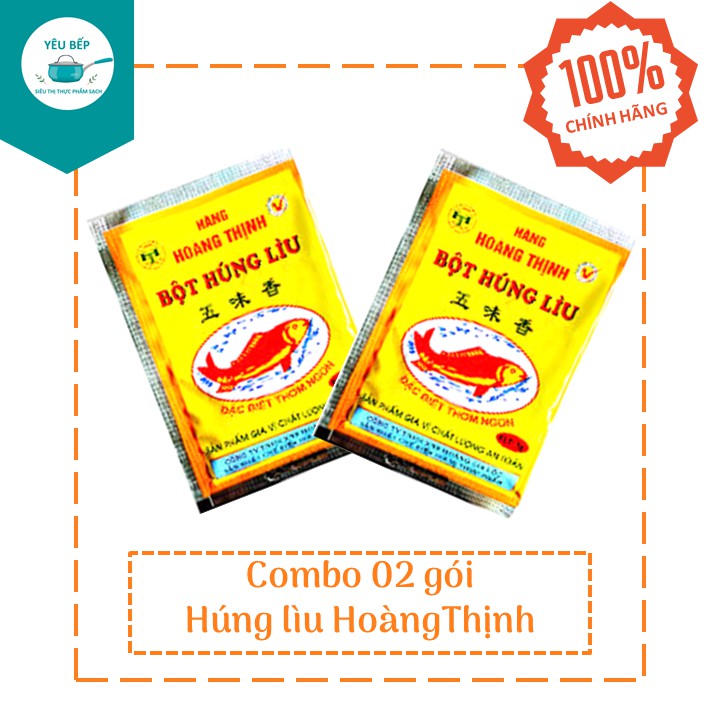 Combo 02 gói bột húng lìu 5g Hoàng Thịnh