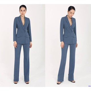 Set Bộ Áo Vest Tay Dài  Quần Suông Sang Trọng