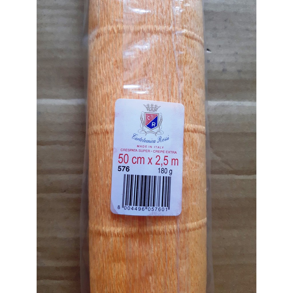 Giấy nhún ý 180gr 576 màu vàng nghệ - 1 cuộn