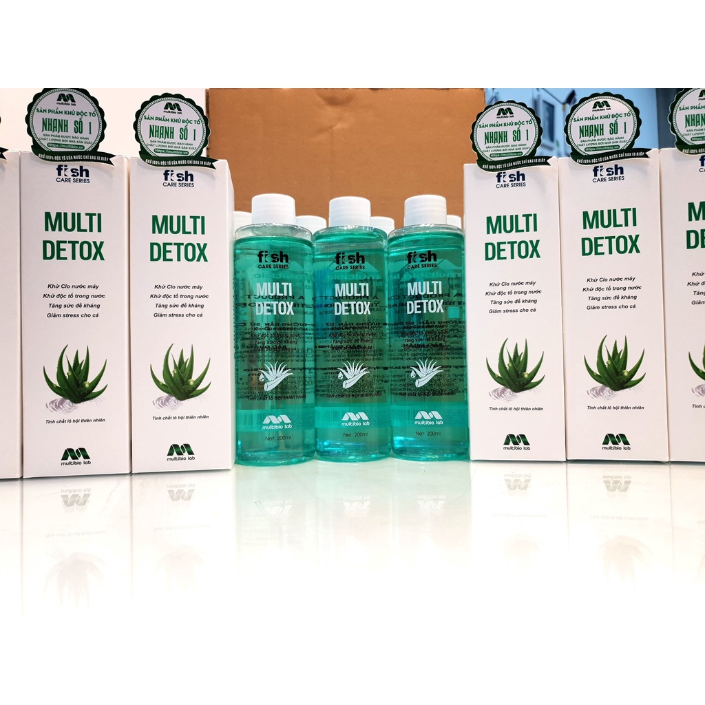 MULTI DETOX - Dung Dịch Khử Clo và Kim Loại Cho Hồ Cá Cảnh