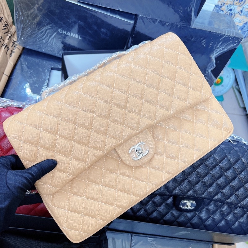 Túi classic da hạt thanh lịch size 33cm đựng được cả thế giới