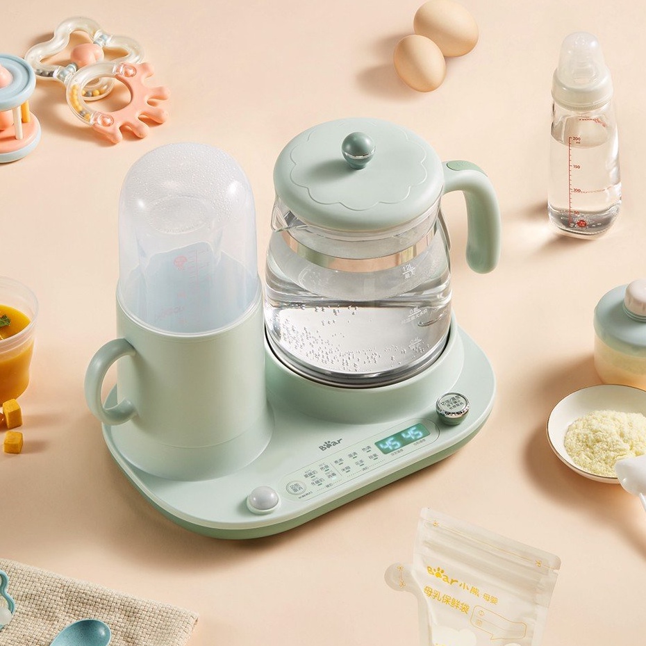 Bình nấu nước đa năng và giữ ấm Bear TNQ-A12L1, pha trà, rã đông, hâm sữa, hâm nóng thức ăn, khử clo, khử khuẩn - HAPOS
