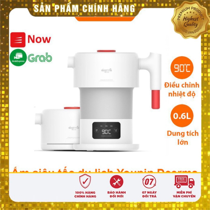 Ấm đun nước siêu tốc thông minh Youpin Deerma mutifuctional folding kettle DEM-DH206