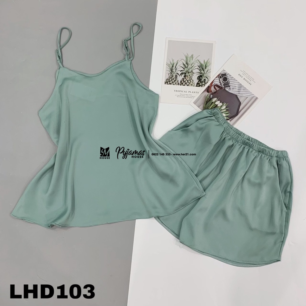 Bộ Đồ Ngủ - Đồ Mặc Nhà Hai Dây Tơ Thái - Luala Pyjamas | BigBuy360 - bigbuy360.vn