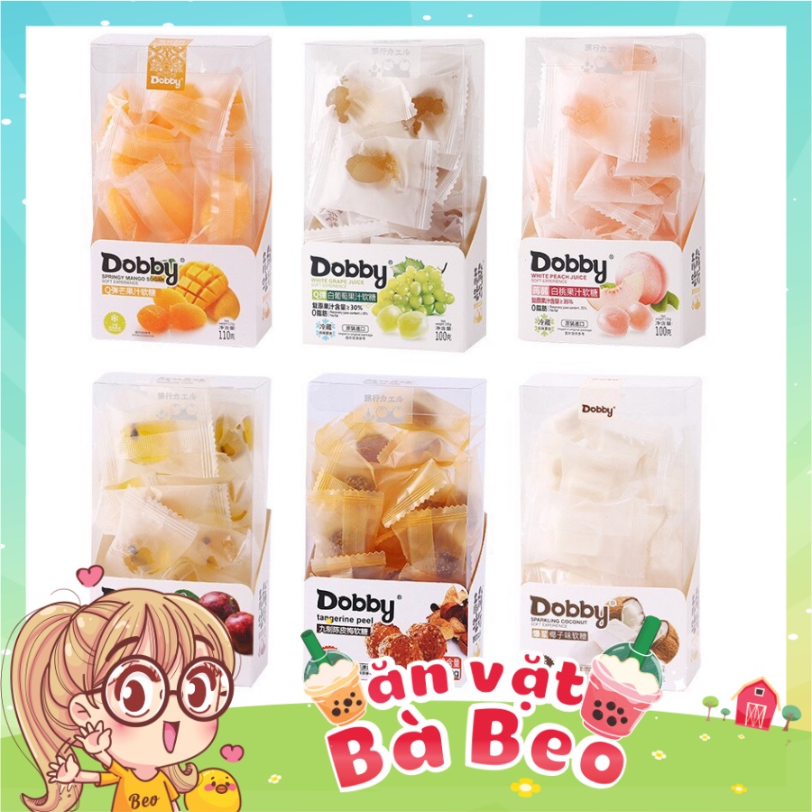 KẸO DẺO DOBBY NHẬP KHẨU ĐÀI LOAN 100G HOTTREN 2022