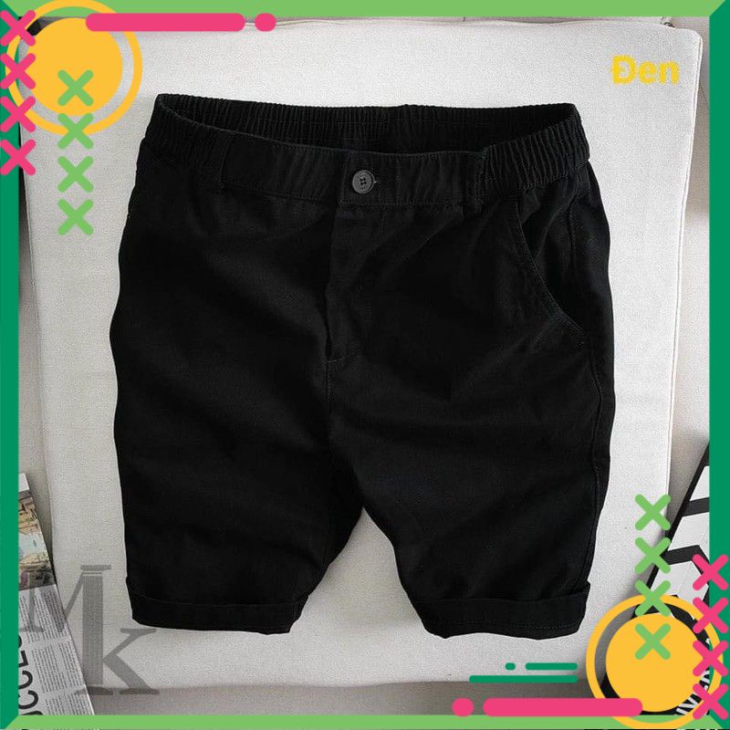 Quần short nam quần ngắn nam kaki cạp khuy trẻ trung năng động