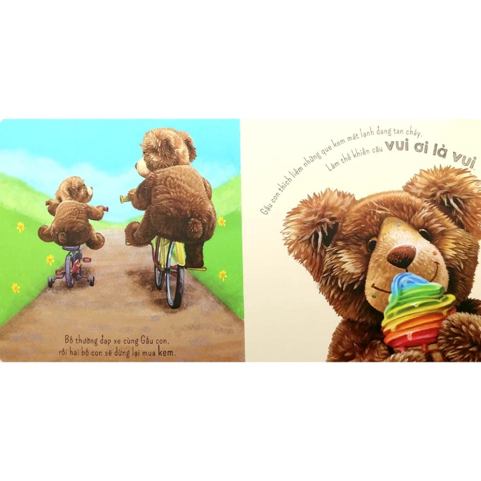 Sách - Hôm Nay Con Thấy Thế Nào? Gấu Con Vui Vẻ - NXB Kim Đồng - Lẻ tùy chọn