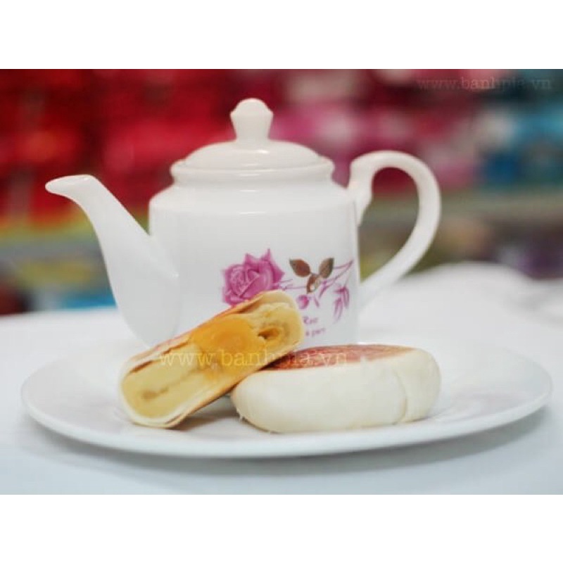 Bánh Pía Sầu Riêng Trứng Muối Tân Huê Viên Túi 4 Bánh Lớn Date Mới Nhất