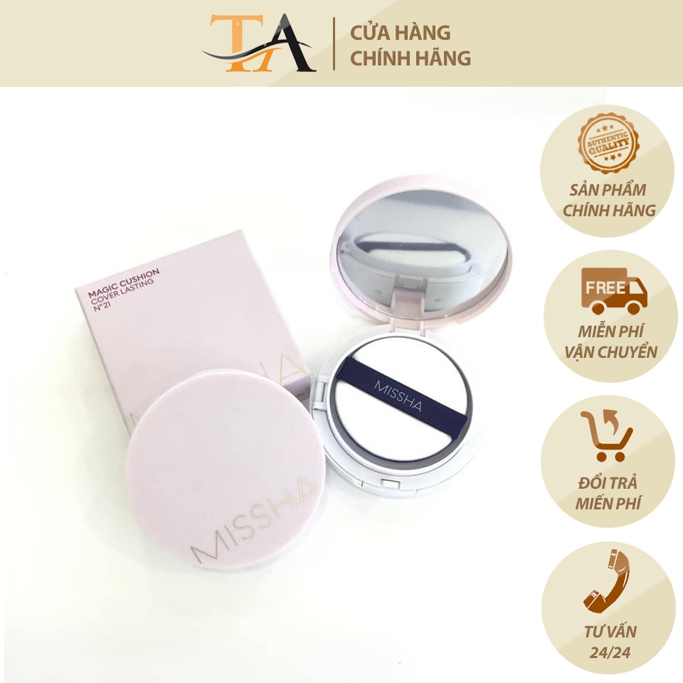 ⚜️Freeship⚜️ Phấn Nước Missha M Magic Cushion Cover Lasting SPF50++ Dành Cho Da Dầu