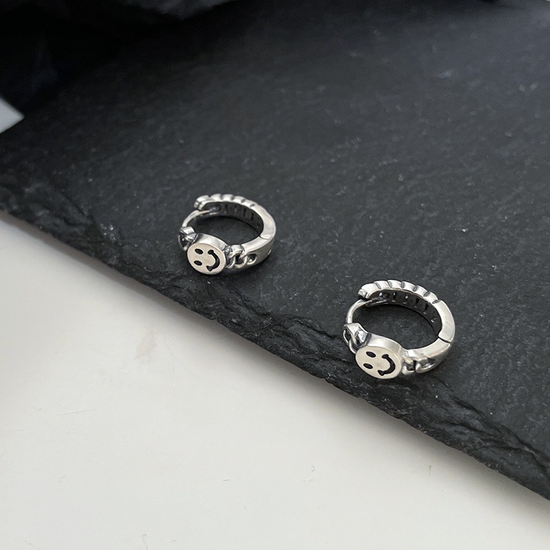 Khuyên Tai Hình Mặt Cười Phong Cách Hàn Quốc Retro Thời Trang Cho Nữ 19629