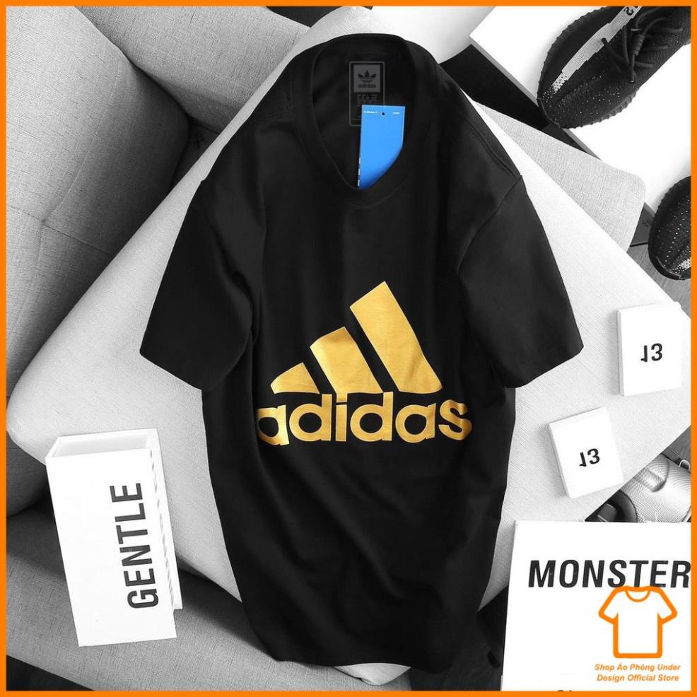 Áo Thun Adidas Nam Nữ Chính Hãng 100% Cotton Phong Cách Thể Thao, Cổ Tròn Tay Ngắn 2 Màu Trắng Đen Mã 01