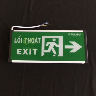 Đèn Exit 2 Mặt Mũi Tên Chỉ Hướng 1 Chiều EX02-01