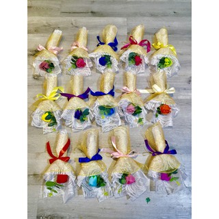 bó hoa sáp 1 bông lưới