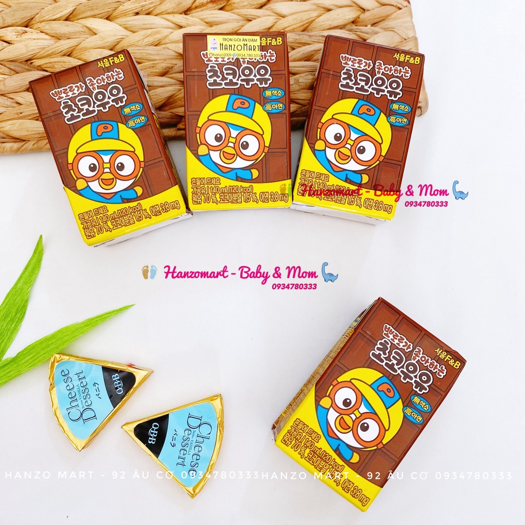 Sữa nước pororo Hàn quốc 2 vị 140ml